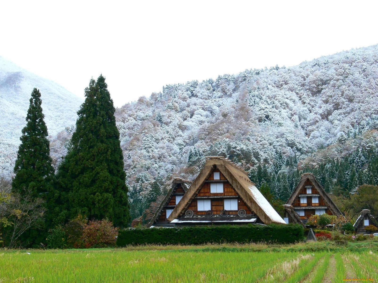 Mountain wood. Мини городки в горах. American Mountain House. Фотографии городка паяла из Турнедален. Minimalisticonly little House in Mountain.